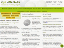 Tablet Screenshot of metafrasis.ro